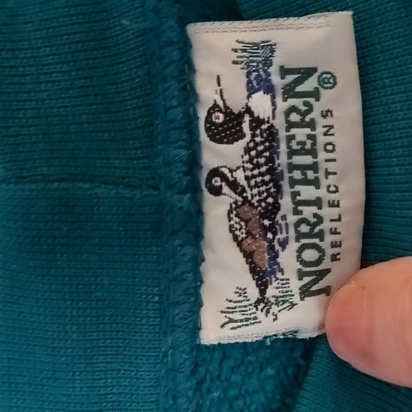 Vintage Northern Reflections Sweatshirt Screen Print & Embroidered Graphic - Picture 5 of 5
